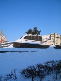 Памятник В.И.Чапаеву