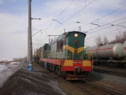 ЧМЭ3Т-6983 на вывозной работе
