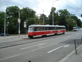 Tatra K2. На улице Брно (Чехия), 2006 год.