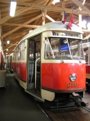 Первый в мире вагон Tatra T1