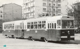 Поезд 838+1838 из вагонов КТМ-2+КТП-2. 1970 год.