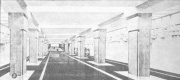 Первый проект станции «Безымянка», архитектор А.Г. Моргун