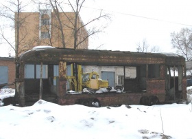 Остов вагона КТМ-1 сохранившийся в Иваново